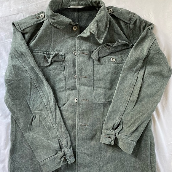 Vintage Swiss Army Work Jacket. Heavy Denim. Medium/short - Picture 2 of 9